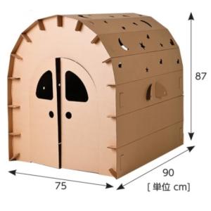 【組立】ダンボールハウス　シングル　※送料別途　お問い合わせ下さい。｜ginnnenndo