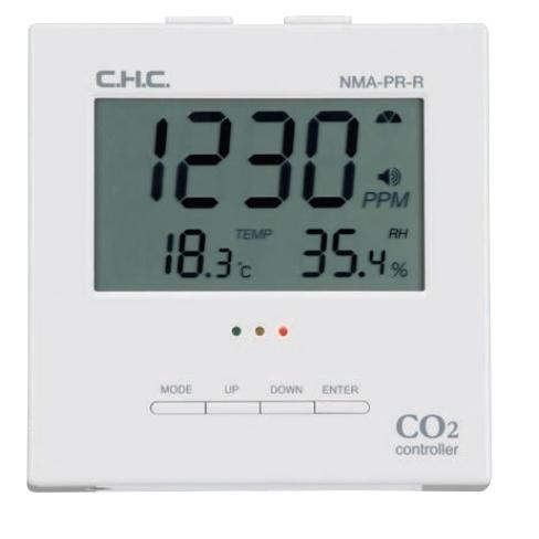 CO2センサー・コントローラー　NMA-PR-R プラグ付き　＜卓上＞