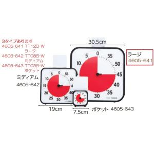 タイムタイマー　ラージ※磁石付き TT12B-W