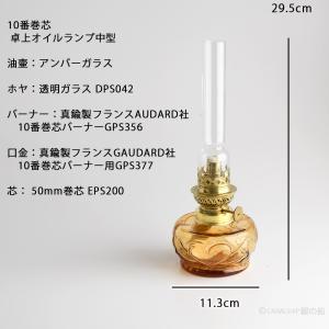 中型オイルランプレトロ-10番巻芯-換え芯1本...の詳細画像1