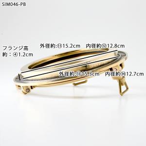 イタリア製 真鍮丸窓(透明ガラス クモリガラス...の詳細画像3