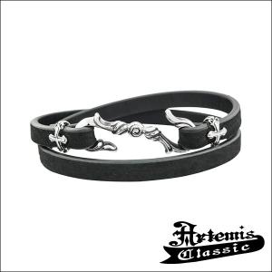 m.a+（エムエークロス） ： stitched cross silver bangle ： AB11