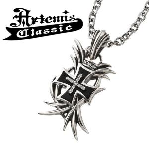 F.A.L スウィル パターン ハート ペンダント シルバー ネックレス