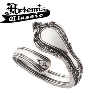 アルテミスクラシック リング メンズ 指輪 デコレーションスプーン フリーサイズ ブランド シルバー Artemis Classic｜ginnokura