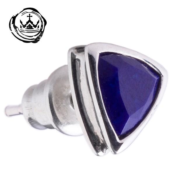 アルテミスキングス ピアス メンズ レディース ブランド 片耳 シルバー デルタピアス ラピスラズリ...