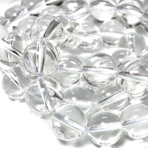 天然石ビーズ 水晶 10mm 丸玉 10玉セット パワースト...