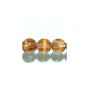 オレンジルチルクォーツ ブレスレット 8.2mm 17cm キャッツアイ 天然石