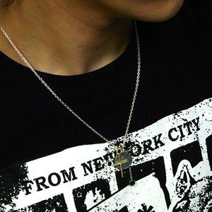 ネックレス メンズ シルバー ブラックジルコニ...の詳細画像2