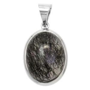 ブラックルチルクォーツ シルバー ペンダントトップ 数量限定 選べる