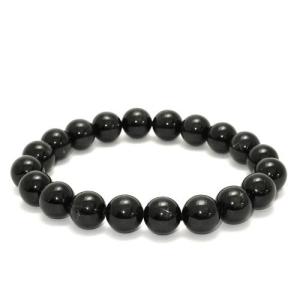 ブラックスター ブレスレット 9.5mm 17cm 天然石 パワーストーン