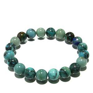 クリソコラ ブレスレット 11.5mm 18.5cm メンズ L レディース LL