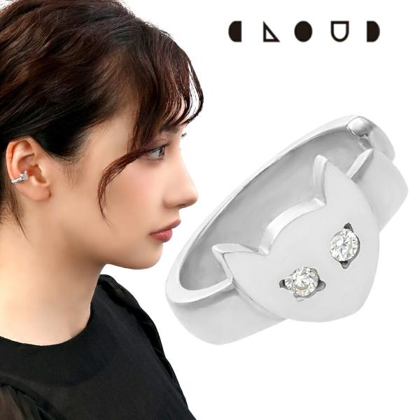 Cloud Jewelry 右耳用) 猫 イヤーカフ シルバー925 クラウドジュエリー イヤーカフ...