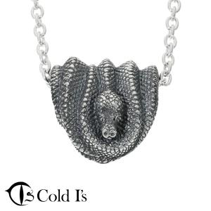 Cold I's ブラック ツリーモニター ペンダントトップ ネックレス