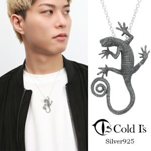 Cold I's フトアゴヒゲトカゲ ヘッド S ペンダントトップ ネックレス