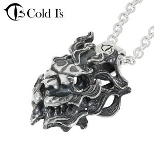 Cold I's レオパードゲッコー ペンダントトップ ネックレス シルバー