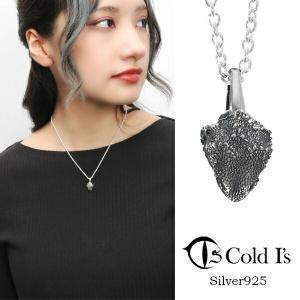 Cold I's レオパードゲッコー ペンダントトップ ネックレス シルバー