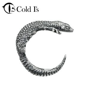 ゴールドアイズ　Cold I's シルバー　リング　クレステッドゲッコー　爬虫 ゴールドアイズ Cold I's シルバー リング クレステッドゲッコー