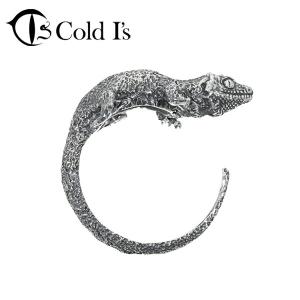 Cold I's ガーゴイルゲッコー 巻きつき リング 7〜19号 シルバー925 指輪 シルバーアクセサリー ツノミカドヤモリ ヤモリ トカゲ ゲッコー 爬虫類｜ginnokura