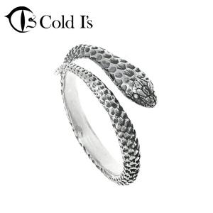 Cold I's ブッシュバイパー 3連 巻きつき リング 10〜25号 シルバー925