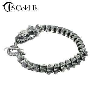 Cold I's パイソン スケルトン ブレスレット シルバー 925 蛇 ヘビ