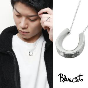 Blue Cat トライアングル ネックレス (チェーン付き) ペンダント