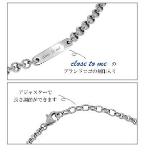 ペアブレスレット ステンレス 刻印 ブランド ...の詳細画像4