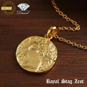 4℃ HOMME+（ヨンドシーオムプラス） ネックレス シルバー コイン