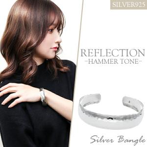 MONPOTE 選べる2カラー ツイスト オープンバングル バングル シルバー