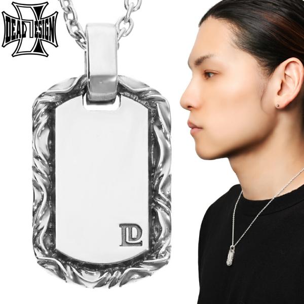 DEAL DESIGN ディールデザイン RT:FLAME TOP シルバー ネックレス ペンダント...