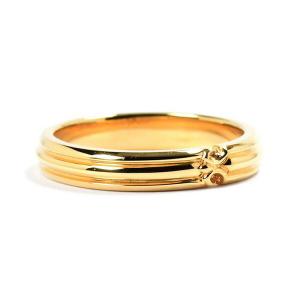 DEAL DESIGN ディールデザイン LILY LINE RING 3.3mm K18 リング 指輪 18金 K18 ゴールドリング 金指輪  結婚指輪 刻印無料 マリッジ｜ginnokura