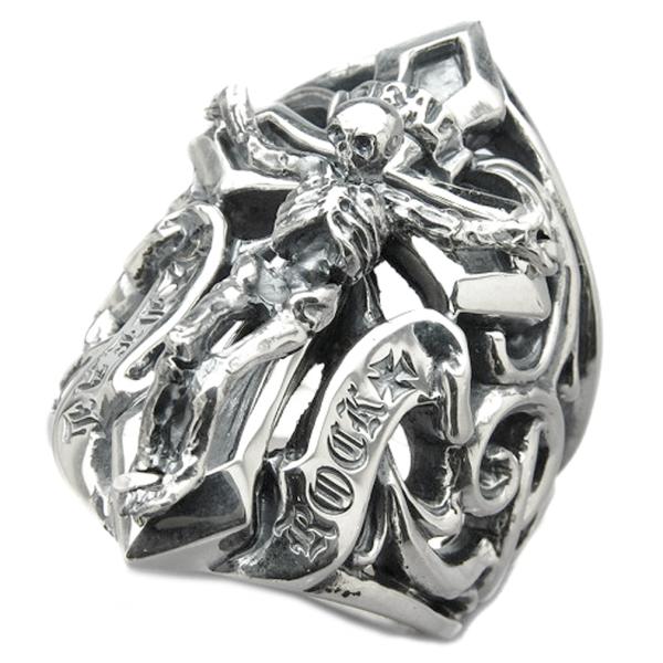 ディールデザイン キングリバイブ リング メンズアクセサリー ロック ギフト シルバー925 シルバ...