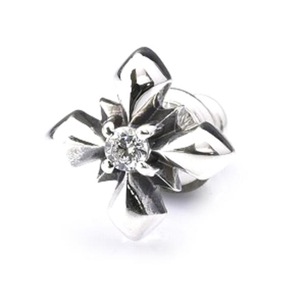 ディールデザイン スパイククロス ピアス メンズアクセサリー レディースアクセサリー ギフト シルバ...