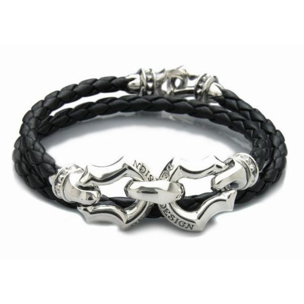 ディールデザイン エッジビットブレス ブレスレット メンズアクセサリー ロック ギフト シルバーブレ...