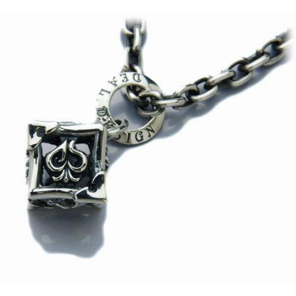 ディールデザイン カジノキューブ ペンダント メンズアクセサリー ロック ギフト シルバー925 シ...