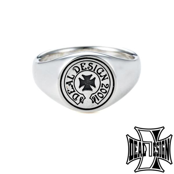 DEAL DESIGN ディールデザイン シールロゴリング ラージ リング 指輪 シルバー925 メ...
