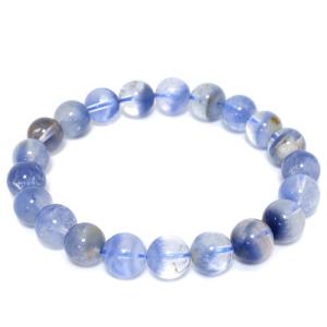 デュモルチェライト ブレスレット イン クォーツ ブルーガーデン