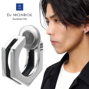 Dr MONROE（ドクターモンロー） 槌目 フープ イヤリング シルバー 鎚目
