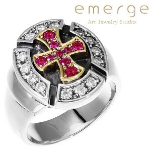 emerge エマージュ ウェーブ リング 6〜30号 指輪 シルバー925 銀