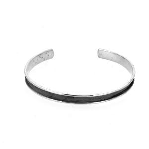 ヴィンテージ パターン シルバー バングル ブレスレット