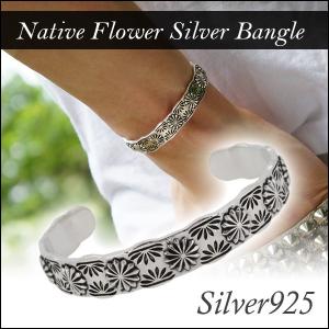 トライバル バングルブレスレット Silver925 シルバー925 トライバル柄 バングル ブレスレット silver925