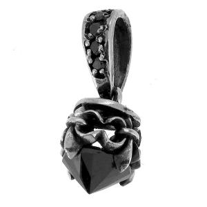 GRAN DEUR 選べる 天然石 フルール・ド・リス シルバー 925 ペンダント