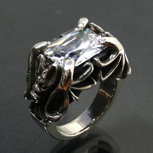 【値下げ】シルバーリング　925 メンズ　ジルコニアリング タングステン バイカラー 平打ちリング メンズ リング 指輪