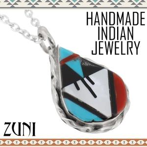 インディアンジュエリー ペンダントトップ ナバホ族 ターコイズ