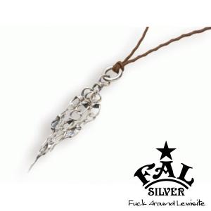 エフエーエル チョーカー メンズ ブランド シルバー ラスティング