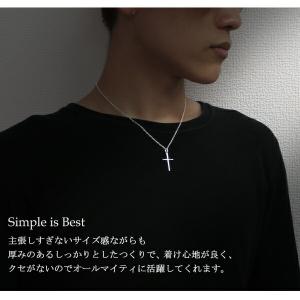 クロス ペンダントトップ メンズ シルバー シ...の詳細画像3