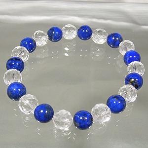 ラピスラズリ ブレスレット 16mm 17.5~19.5cm M~LL サイズ 大玉 誕生石