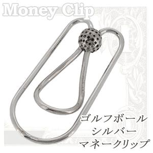 マネークリップ/札挟み シルバー925 68mm フローラルクロス紋章 大型