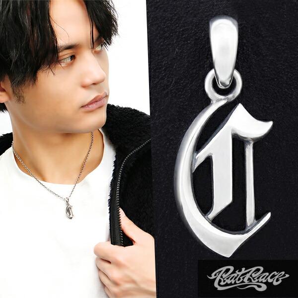 RAT RACE ラットレース R.A.W アッパーケーストップ C イニシャル ペンダントトップ ...