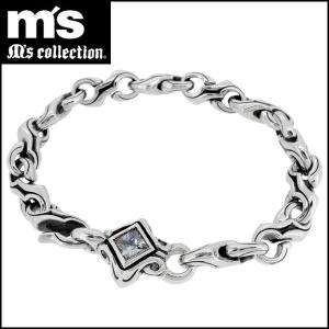 エムズコレクションM'S COLLECTION クロスID ブレスレットシルバー M'S COLLECTION エムズコレクション M's collection シルバー