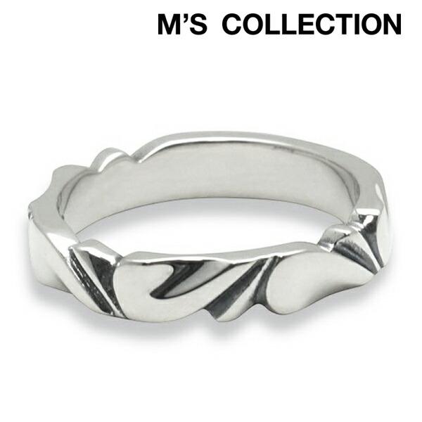 M's collection エムズコレクション シルバー925 ハート レディース リング ぺア ...